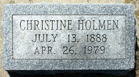 HOLMEN, CHRISTINE - Winnebago County, Iowa | CHRISTINE HOLMEN 
