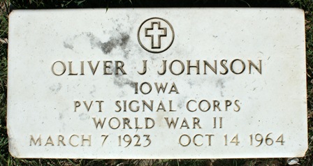 JOHNSON, OLIVER J. - Winnebago County, Iowa | OLIVER J. JOHNSON 