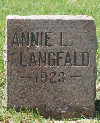LANGFALD, ANNIE L. - Winnebago County, Iowa | ANNIE L. LANGFALD 