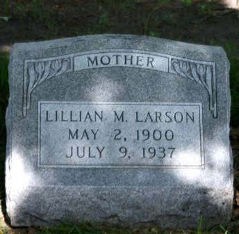 LARSON, LILLIAN M. - Winnebago County, Iowa | LILLIAN M. LARSON 