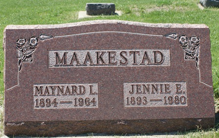 MAAKESTAD, JENNIE E. - Winnebago County, Iowa | JENNIE E. MAAKESTAD 