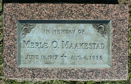 MAAKESTAD, MERLE O. - Winnebago County, Iowa | MERLE O. MAAKESTAD 