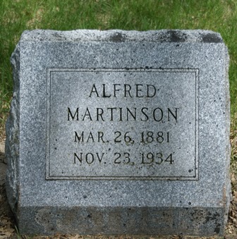 MARTINSON, ALFRED - Winnebago County, Iowa | ALFRED MARTINSON 