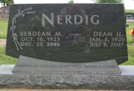 NERDIG, BERDEAN M. - Winnebago County, Iowa | BERDEAN M. NERDIG 
