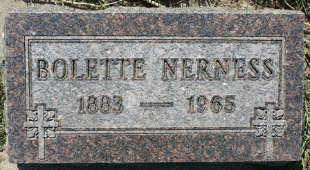 NERNESS, BOLETTE - Winnebago County, Iowa | BOLETTE NERNESS 