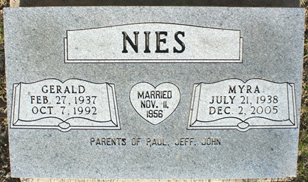 OSTER NIES, MYRA - Winnebago County, Iowa | MYRA OSTER NIES 