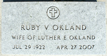 CARLSON OKLAND, RUBY V. - Winnebago County, Iowa | RUBY V. CARLSON OKLAND 