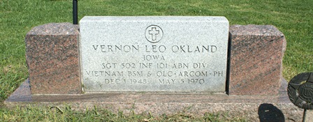 OKLAND, VERNON LEO - Winnebago County, Iowa | VERNON LEO OKLAND 