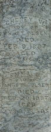 OLSEN, CHENEY W. - Winnebago County, Iowa | CHENEY W. OLSEN 