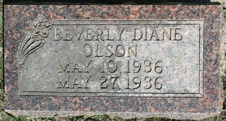 OLSON, BEVERLY DIANE - Winnebago County, Iowa | BEVERLY DIANE OLSON 