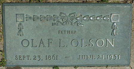OLSON, OLAF L. - Winnebago County, Iowa | OLAF L. OLSON 