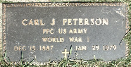 PETERSON, CARL J. - Winnebago County, Iowa | CARL J. PETERSON 
