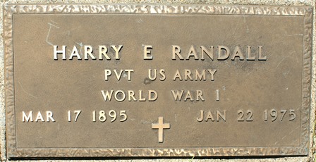 RANDALL, HARRY E. - Winnebago County, Iowa | HARRY E. RANDALL 