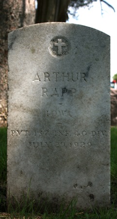 RAPP, ARTHUR - Winnebago County, Iowa | ARTHUR RAPP 