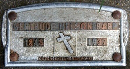 RAPP, GERTRUDE - Winnebago County, Iowa | GERTRUDE RAPP 