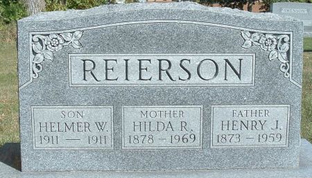 REIERSON, HILDA R - Winnebago County, Iowa | HILDA R REIERSON 