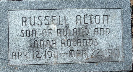 ROLANDS, RUSSELL - Winnebago County, Iowa | RUSSELL ROLANDS 