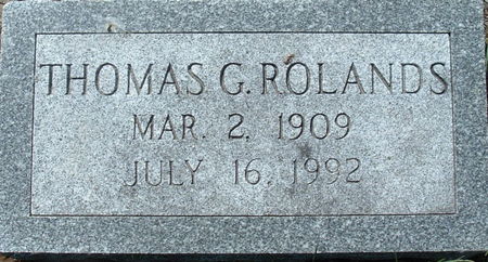 ROLANDS, THOMAS G. - Winnebago County, Iowa | THOMAS G. ROLANDS 
