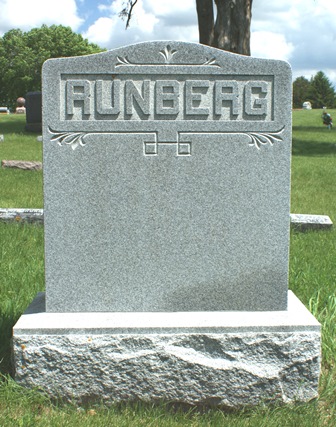 RUNBERG, NELS, FAMILY MONUMENT - Winnebago County, Iowa | FAMILY MONUMENT RUNBERG, NELS 
