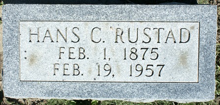 RUSTAD, HANS C. - Winnebago County, Iowa | HANS C. RUSTAD 