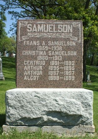 SAMUELSON, ARTHUR - Winnebago County, Iowa | ARTHUR SAMUELSON 