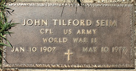 SEIM, JOHN TILFORD - Winnebago County, Iowa | JOHN TILFORD SEIM 