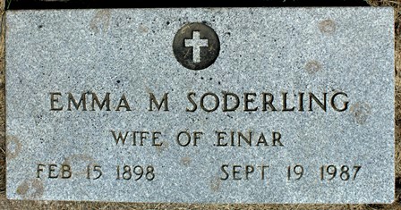 SODERLING, EMMA M. - Winnebago County, Iowa | EMMA M. SODERLING 