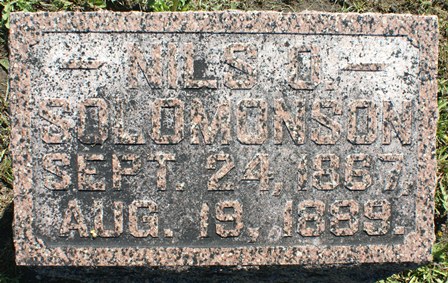 SOLOMONSON, NILS O. - Winnebago County, Iowa | NILS O. SOLOMONSON 