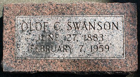 SWANSON, OLOF C. - Winnebago County, Iowa | OLOF C. SWANSON 