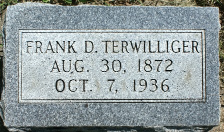 TERWILLIGER, FRANK D. - Winnebago County, Iowa | FRANK D. TERWILLIGER 