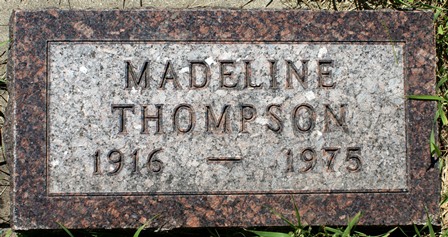 THOMPSON, MADELINE - Winnebago County, Iowa | MADELINE THOMPSON 