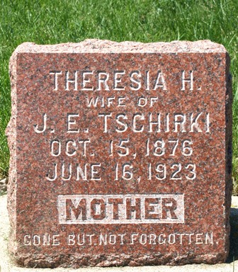 TSCHIRKI, THERESIA - Winnebago County, Iowa | THERESIA TSCHIRKI 
