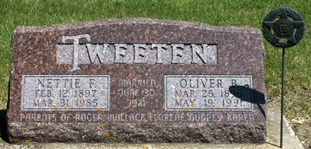 TWEETEN, NETTIE F. - Winnebago County, Iowa | NETTIE F. TWEETEN 