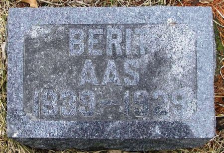 AAS, BERIT - Winneshiek County, Iowa | BERIT AAS 