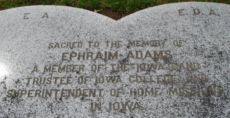 ADAMS, EPHRAIM - Winneshiek County, Iowa | EPHRAIM ADAMS 