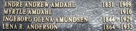 AMDAHL, ENDRE ANDREW - Winneshiek County, Iowa | ENDRE ANDREW AMDAHL 