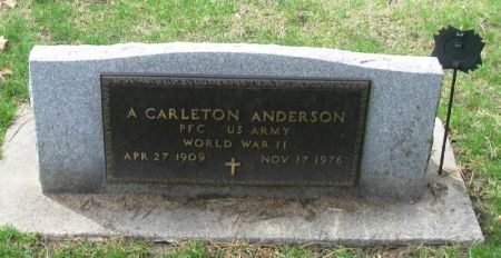 ANDERSON, A. CARLTON - Winneshiek County, Iowa | A. CARLTON ANDERSON 