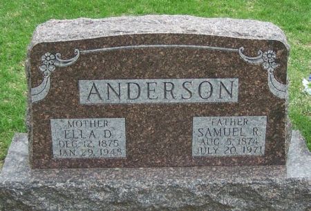 ANDERSON, ELLA D. - Winneshiek County, Iowa | ELLA D. ANDERSON 