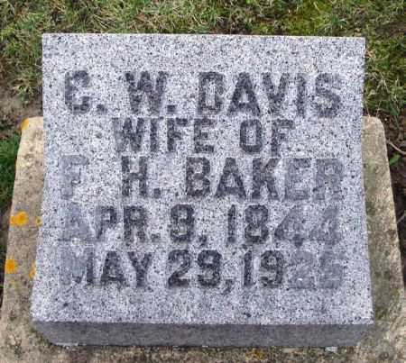 BAKER, CORNELIA W. - Winneshiek County, Iowa | CORNELIA W. BAKER 