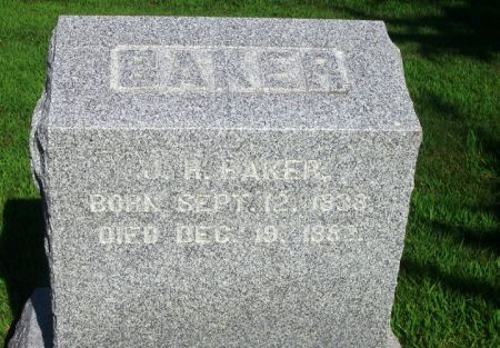 BAKER, J. H. - Winneshiek County, Iowa | J. H. BAKER 