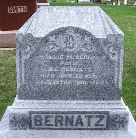 BERNATZ, HALLIE M. - Winneshiek County, Iowa | HALLIE M. BERNATZ 