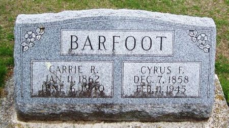 BARFOOT, CYRUS F. - Winneshiek County, Iowa | CYRUS F. BARFOOT 