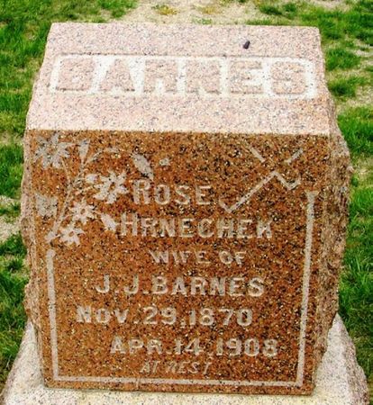HRNECHEK BARNES, ROSE - Winneshiek County, Iowa | ROSE HRNECHEK BARNES 