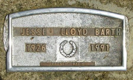 BARTH, JESSE LLOYD - Winneshiek County, Iowa | JESSE LLOYD BARTH 