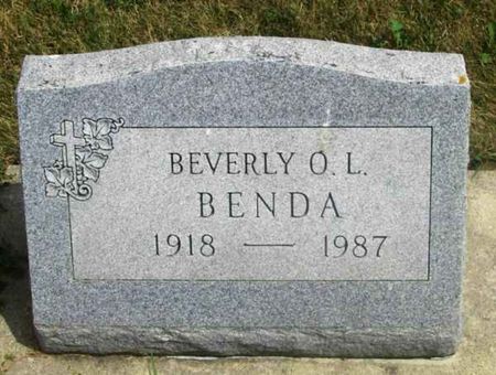 BENDA, BEVERLY O. L. - Winneshiek County, Iowa | BEVERLY O. L. BENDA 