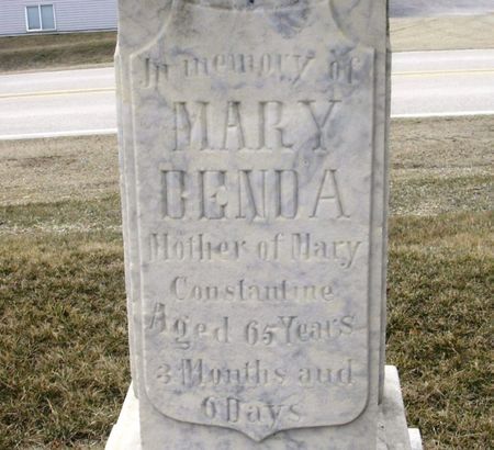 BENDA, MARY - Winneshiek County, Iowa | MARY BENDA 