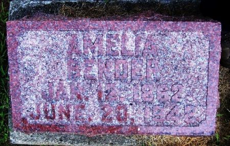 BENDER, AMELIA - Winneshiek County, Iowa | AMELIA BENDER 