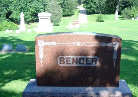BENDER, LEWIS FAMILY STONE - Winneshiek County, Iowa | LEWIS FAMILY STONE BENDER 