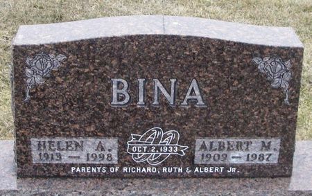BINA, HELEN A. - Winneshiek County, Iowa | HELEN A. BINA 