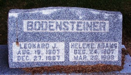 ADAMS BODENSTEINER, HELENE - Winneshiek County, Iowa | HELENE ADAMS BODENSTEINER 